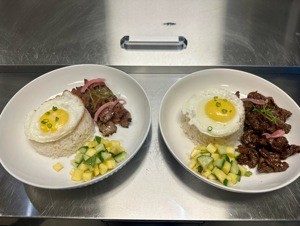 Pork Longanisa and Beef Tapa at J's Sunrise Grill in Calgary, AB