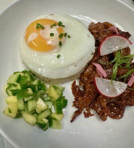Pork Tocino at J's Sunrise Grill in Calgary, AB